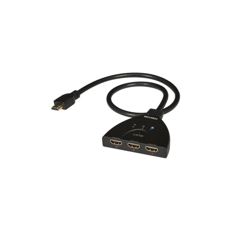 Splitter HDMI 3 en 1 Fonestar FO-513- 3xHDMI