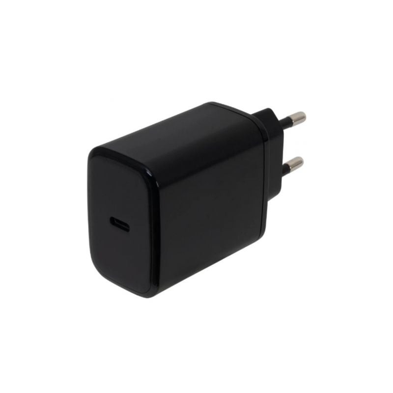 Cargador de Pared GaN Fonestar POWER-C-65- 1xUSB Tipo-C- 65W- Negro