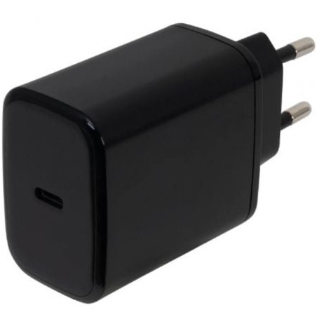 Cargador de Pared GaN Fonestar POWER-C-65- 1xUSB Tipo-C- 65W- Negro