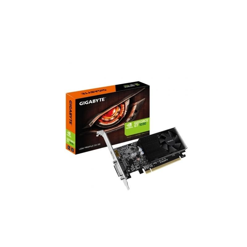 Tarjeta Gráfica Gigabyte GeForce GT 1030 D4 2G- 2GB GDDR4- Compatible con Perfil Bajo