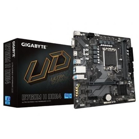 Placa Base Gigabyte B760M H DDR4 Socket 1700- DDR4- PCIe 4-0- Micro ATX
