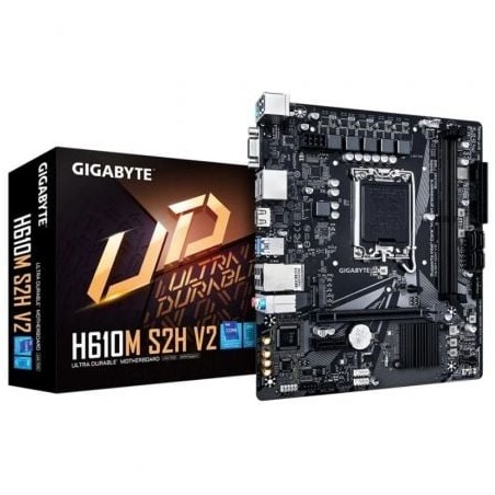 Placa Base Gigabyte H610M S2H V2 Socket 1700- DDR5- PCIe 4-0- Micro ATX