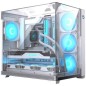Caja Gaming Semitorre Hiditec SKY- Blanco