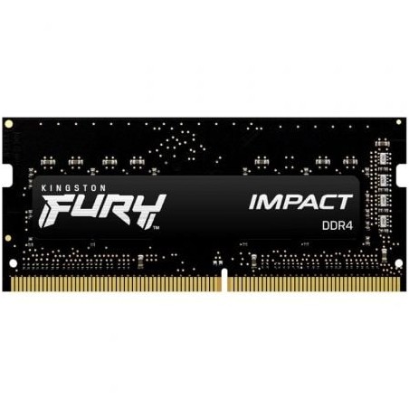 Memoria RAM Kingston FURY Impact 16GB- DDR4- 3200MHz- 1-2V- CL20- SODIMM