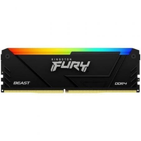 Memoria RAM Kingston FURY Beast RGB 8GB- DDR4- 3600MHz- 1-35V- CL17- DIMM