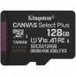 Tarjeta de Memoria Kingston CANVAS Select Plus 128GB microSD XC- Clase 10- 150MBs