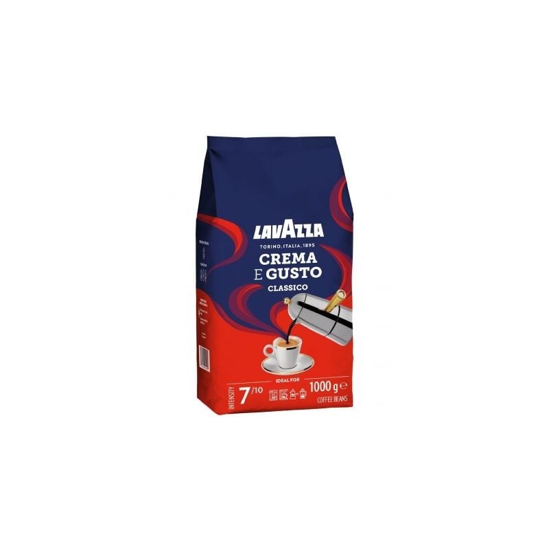 Café en Grano Lavazza Crema e Gusto Clásico- 1Kg