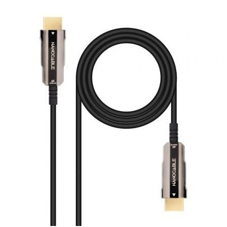 Cable HDMI 2-0 4K AOC Nanocable 10-15-2020- HDMI Macho - HDMI Macho- 20m- Negro