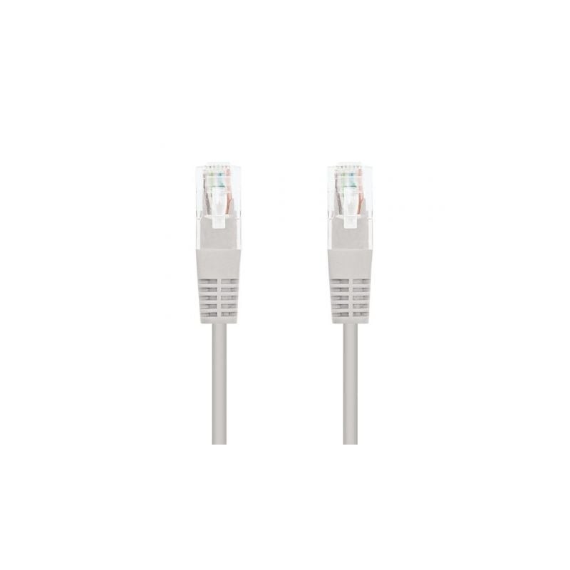 Cable de Red RJ45 UTP Nanocable 10-20-0425 Cat-6- 25m- Gris