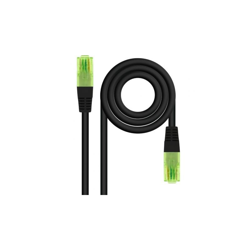 Cable de Red RJ45 UTP Nanocable 10-20-1402-BK Cat-6- 2m- Negro Cable de Red RJ45 UTP Nanocable 10-20-1402-BK Cat-6- 2m- Negro