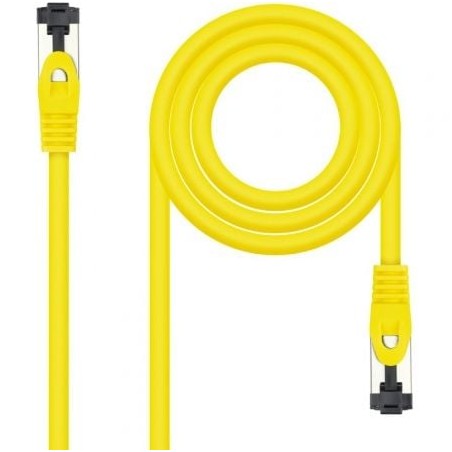 Cable de Red RJ45 SSTP Nanocable 10-20-2000-L25-Y Cat-8-1- 25cm- Amarillo