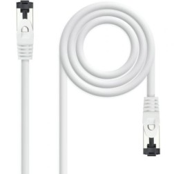 Cable de Red RJ45 SSTP Nanocable 10-20-2000-L30-W Cat-8-1- 30cm- Blanco