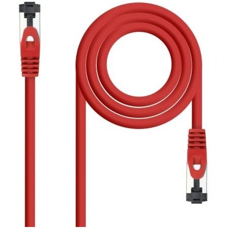 Cable de Red RJ45 SSTP Nanocable 10-20-2001-R Cat-8-1- 1m- Rojo