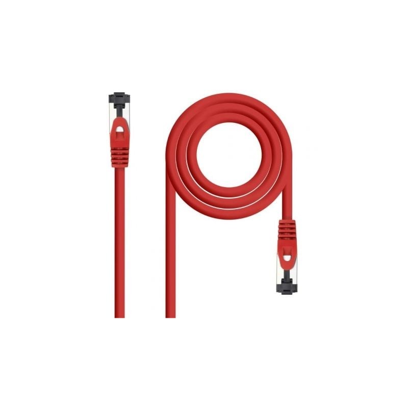 Cable de Red RJ45 SSTP Nanocable 10-20-2002-R Cat-8-1- 2m- Rojo