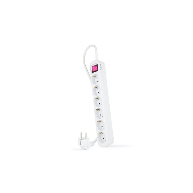 Regleta con Interruptor Nanocable 10-37-0006- 6 Tomas de Corriente- Cable 1-4m- Blanca Regleta con Interruptor Nanocable 10-37-0006- 6 Tomas de Corriente- Cable 1-4m- Blanca