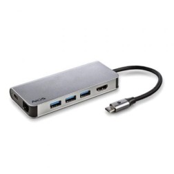Docking USB Tipo-C NGS WonderDock8- 3xUSB- 1xUSB Tipo-C DP- 1xHDMI 4K- 1xRJ45- 1xLector Tarjetas SD