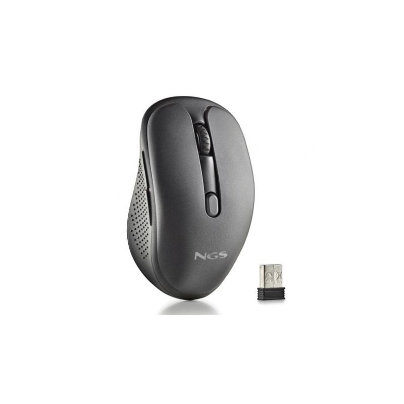 Ratón Inalámbrico NGS Evo Peep silencioso- Batería recargable- Hasta 3200 DPI- Negro Ratón Inalámbrico NGS Evo Peep silencioso- Batería recargable- Hasta 3200 DPI- Negro