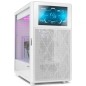 CAJA ATX NOX HUMMER BIOS PANTALLA LCD 8'' BLANCO