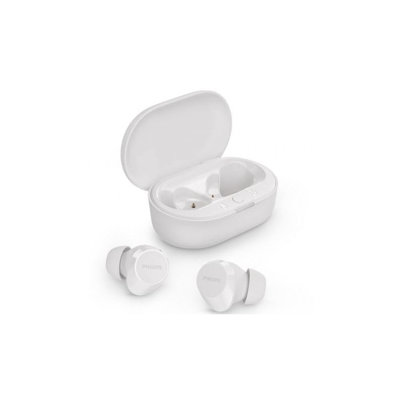 Auriculares Bluetooth Philips TAT1209 con estuche de carga- Autonomía 6h- Blancos Auriculares Bluetooth Philips TAT1209 con estuche de carga- Autonomía 6h- Blancos