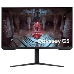 Monitor Gaming Samsung Odyssey G5 S27CG510EU 27"- QHD- 1ms- 165Hz- VA- Regulable en altura- Negro