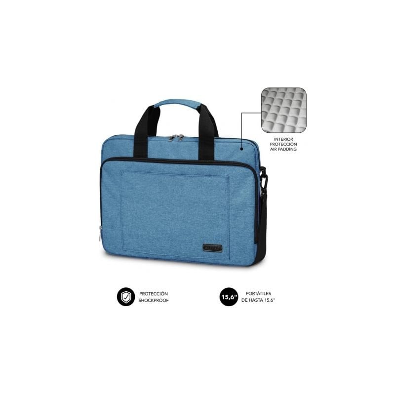 Mochila Subblim Air Padding Laptop Bag para Portátiles hasta 15-6"- Azul Mochila Subblim Air Padding Laptop Bag para Portátiles hasta 15-6"- Azul