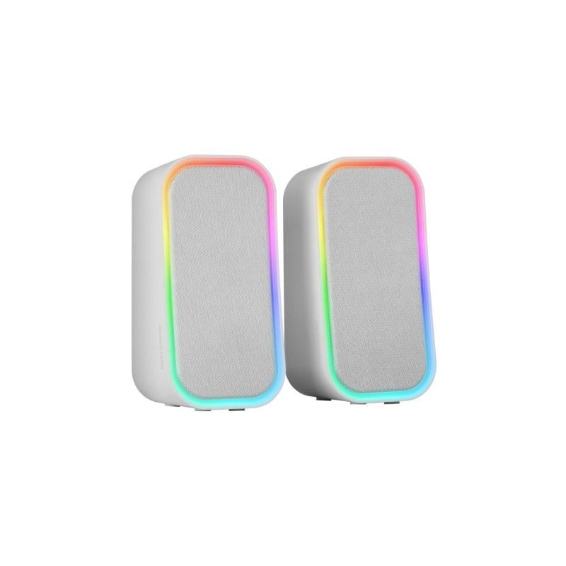 Altavoces con Bluetooth Mars Gaming MS-OM- 20W- 2-0- Blanco Altavoces con Bluetooth Mars Gaming MS-OM- 20W- 2-0- Blanco