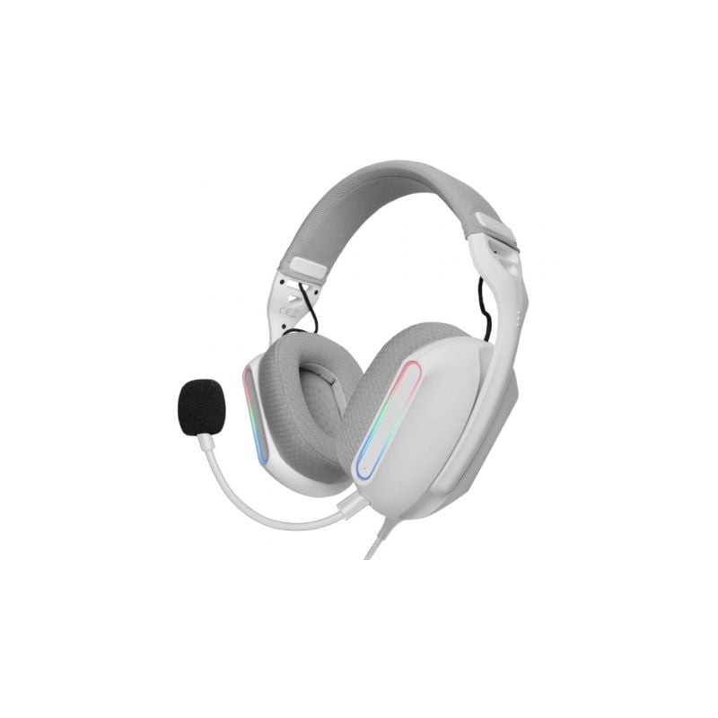 Auriculares Gaming con Micrófono Mars Gaming MH-PRO- Jack 3-5- USB- Blancos Auriculares Gaming con Micrófono Mars Gaming MH-PRO- Jack 3-5- USB- Blancos