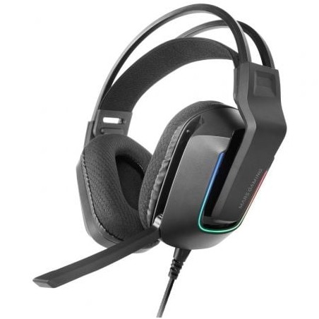 Auriculares Gaming con Micrófono Mars Gaming MH-Strike- Jack 3-5- USB- Negros