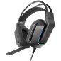 Auriculares Gaming con Micrófono Mars Gaming MH-Strike- Jack 3-5- USB- Negros