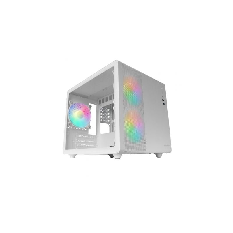 Caja Gaming Minitorre Mars Gaming MC-400- Blanca