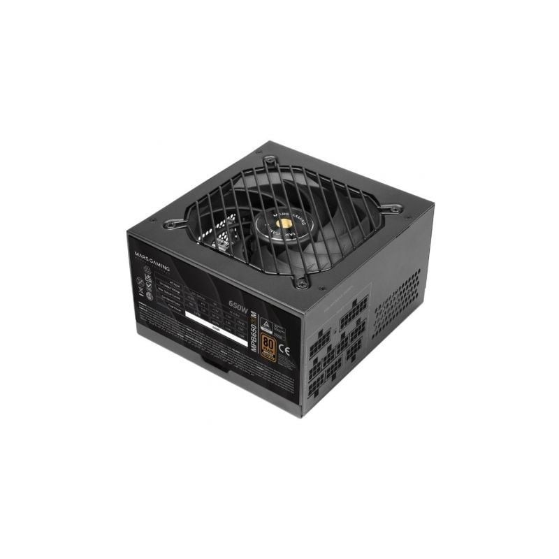 Fuente de Alimentación Mars Gaming MPB650SIM- 650W- Ventilador 12cm- 80 Plus Bronze