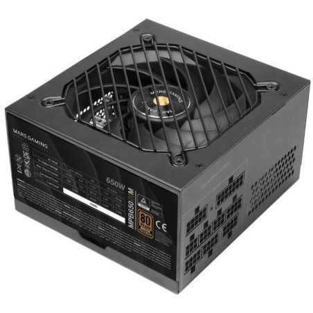 Fuente de Alimentación Mars Gaming MPB650SIM- 650W- Ventilador 12cm- 80 Plus Bronze