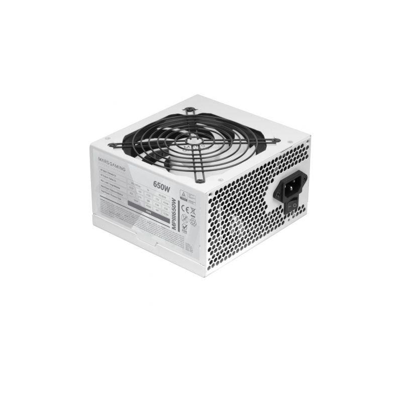 Fuente de Alimentación Mars Gaming MPIII650W- 650W- Ventilador 12cm Fuente de Alimentación Mars Gaming MPIII650W- 650W- Ventilador 12cm