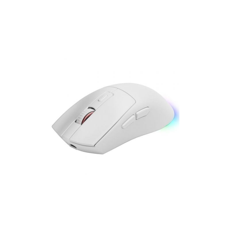 Ratón Gaming Inalámbrico Mars Gaming MM-T3- Batería recargable- Hasta 14400 DPI- Blanco