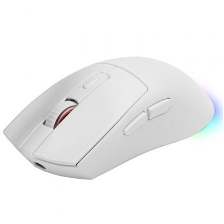 Ratón Gaming Inalámbrico Mars Gaming MM-T3- Batería recargable- Hasta 14400 DPI- Blanco