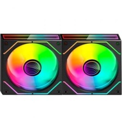 Pack 2 Ventiladores Mars Gaming MF-3DPROX2R- 12cm- ARGB