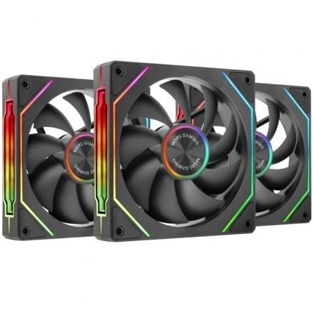 Pack 3 Ventiladores Mars Gaming MF-LINKFINITYKIT2- 12cm- ARGB