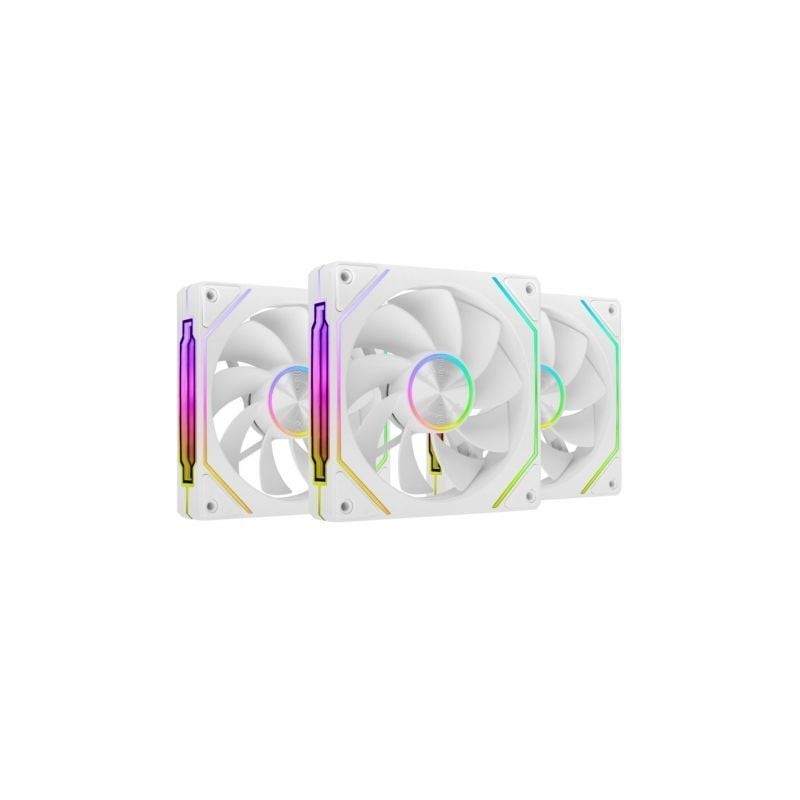 Pack 3 Ventiladores Invertidos Mars Gaming MF-LINKFINITYKIT2R- 12cm- ARGB- Blancos Pack 3 Ventiladores Invertidos Mars Gaming MF-LINKFINITYKIT2R- 12cm- ARGB- Blancos
