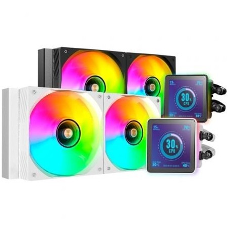 Sistema de Refrigeración Líquida Mars Gaming ML-VISIONPRO240- Blanco