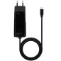 CARGADOR TOOQ PORTATIL GAN USB-C PD 100W CUBICO NEGRO