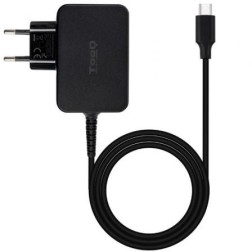 CARGADOR TOOQ PORTATIL GAN USB-C PD 45W NEGRO