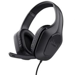 Auriculares Gaming con Micrófono Trust Gaming GXT 417 Zirox- Jack 3-5- Negros