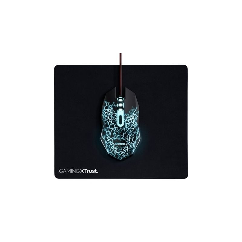Pack Gaming Trust Gaming 24752- Ratón Óptico + Alfombrilla