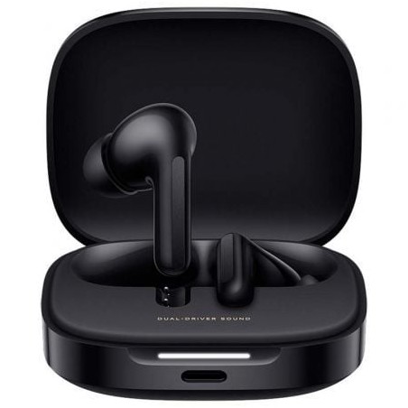Auriculares Bluetooth Xiaomi Redmi Buds 6 con estuche de carga- Autonomía 10h- Negros