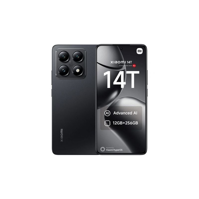 Smartphone Xiaomi 14T 12GB- 256GB- 6-67"- 5G- Negro