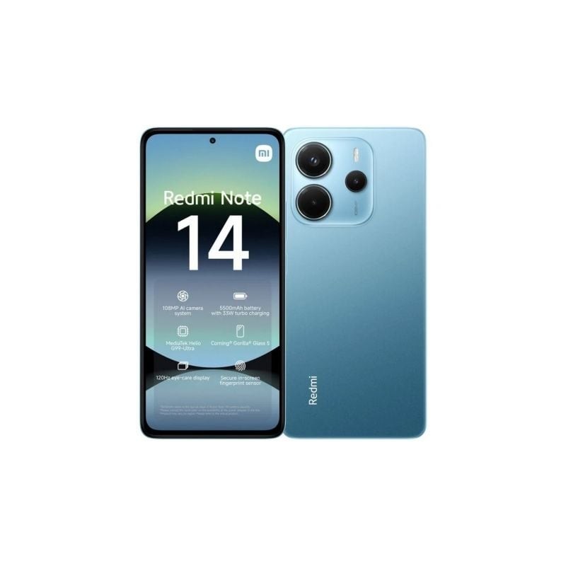 Smartphone Xiaomi Redmi Note 14 6GB- 128GB- 6-67"- Azul