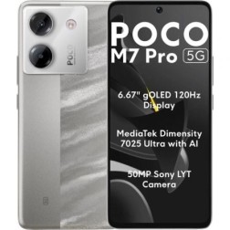 Smartphone Xiaomi POCO M7 Pro 12GB- 512GB- 6-67"- 5G- Plata