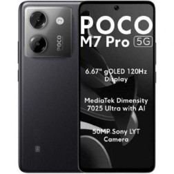 Smartphone Xiaomi POCO M7 Pro 8GB- 256GB- 6-67"- 5G- Negro