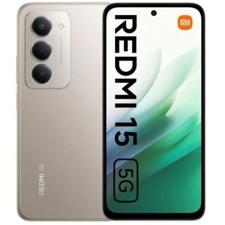 Smartphone Xiaomi Redmi 15 4GB- 128GB- 6-9"- 5G- Gris Titán