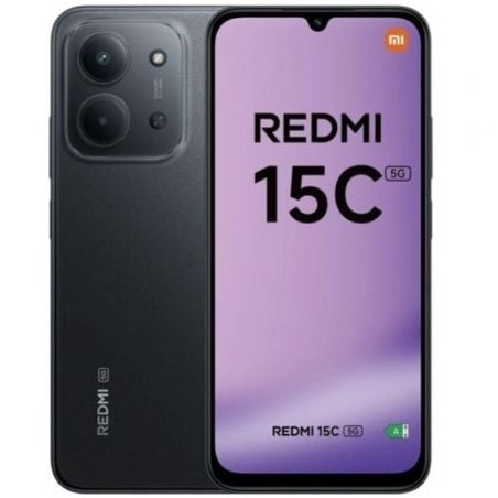 Smartphone Xiaomi Redmi 15C 4GB- 256GB- 6-9"- 5G- Negro